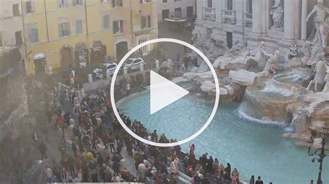 Live Webcam Trevi Fountain, Lazio, Rome